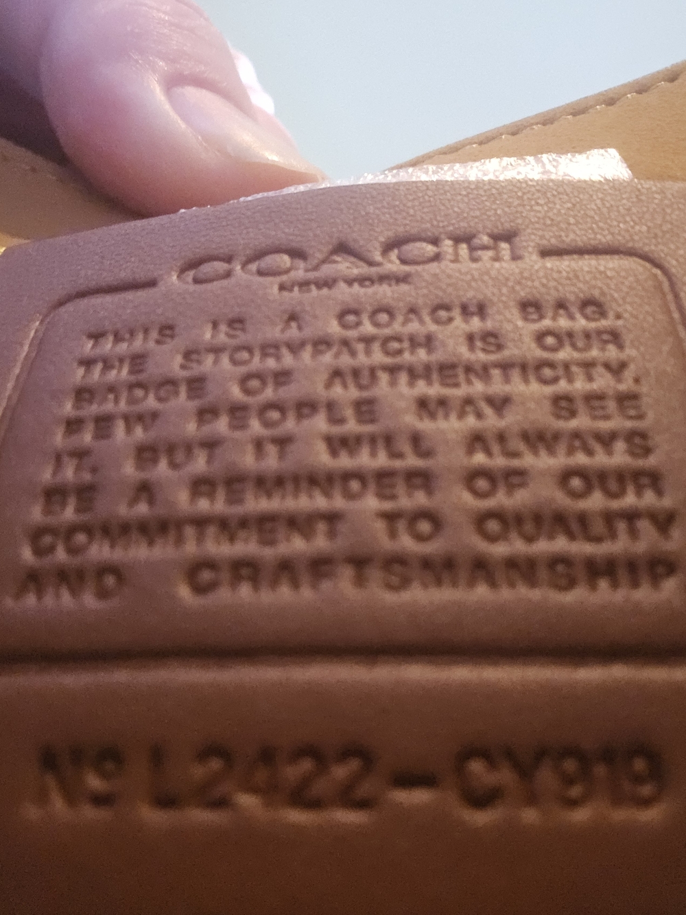 NWT Coach Chain Tabby WITHOUT Chain - Picture 8 of 9